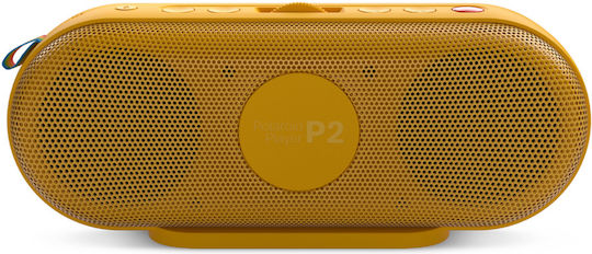 Polaroid P2 Ηχείο Bluetooth 20W με Διάρκεια Μπαταρίας έως 15 ώρες Κίτρινο