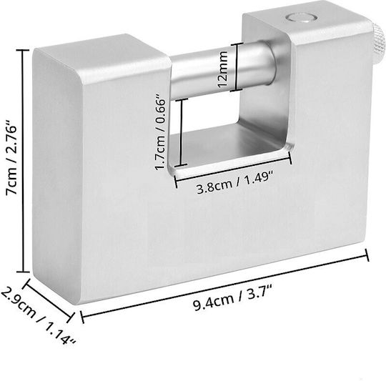 Lăcăt Monoblock cu cheie 94mm 1buc
