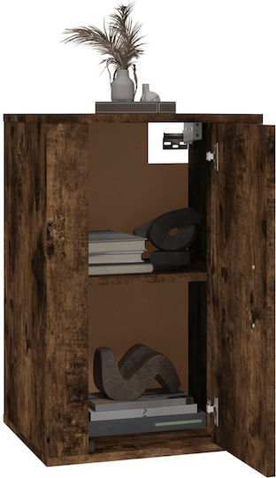 Dulap Suspendat pentru Sufragerie din Placă Aglomerată Stejar Fumuriu 40x34.5x60cm