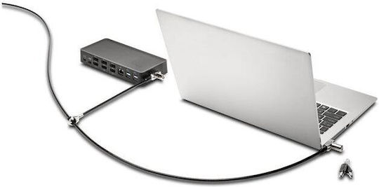 Kensington Universal 3-in-1 Schlüssel Kabelschloss mit Twin Lockheads