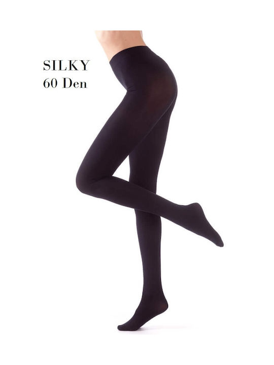 DIANA -9913 Opaque Tights with Silky Feel 60D - Black - 3 PIECES