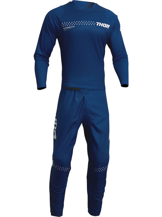 Thor MX Sector Minimal Ανδρική Μπλούζα Motocross Μακρυμάνικη Navy Blue