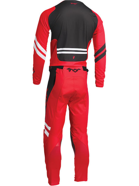 Thor MX Pulse Cube Ανδρική Jersey Motocross Red/White SH4223
