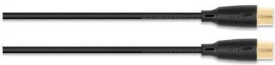 QED Καλώδιο Κεραίας Coax male - Coax female Μαύρο 1.5m (QE8154)