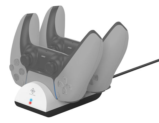 Deltaco Charging Station for 2 controllers PS5 White