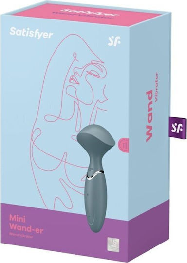 Satisfyer Mini Wand-Er Mini Δονητής Μασάζ Γκρι