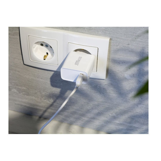 Technaxx Φορτιστής Χωρίς Καλώδιο με Θύρα USB-A 18W Λευκός (TX-197)