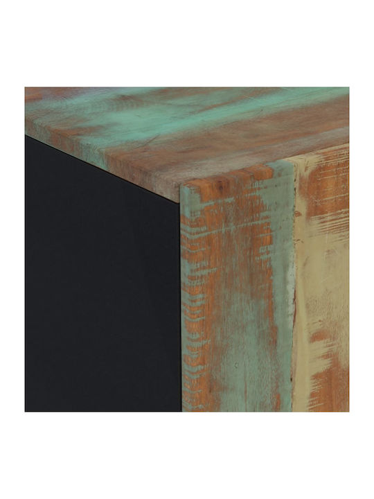Μπουφές από Ξύλο με Συρτάρια Φυσικό 180x33x75cm