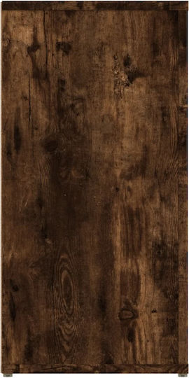 Sideboard Wooden with Drawers Smoky Oak 100x30x59.5cm