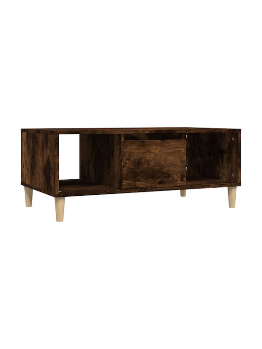 Rectangular Coffee Table Wooden Oaks L90xW50xH36.5cm.