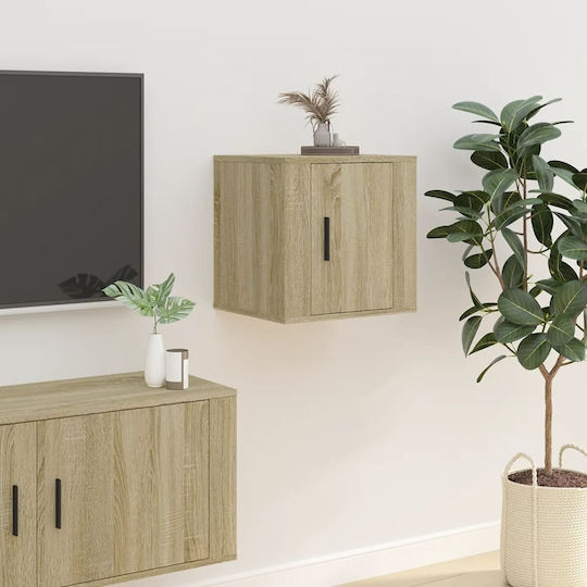Hängeschrank fürs Wohnzimmer aus Spanplatte Sonoma 40 x 34,5 x 40 cm