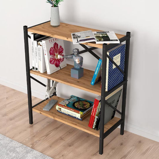 Βιβλιοθήκη Colmar Pine / Oak 66x34x85εκ.