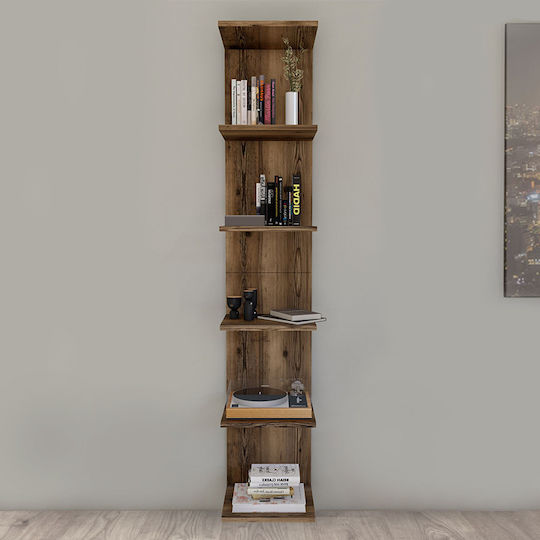 Ogden Brown Bookcase 34.5x30x180cm