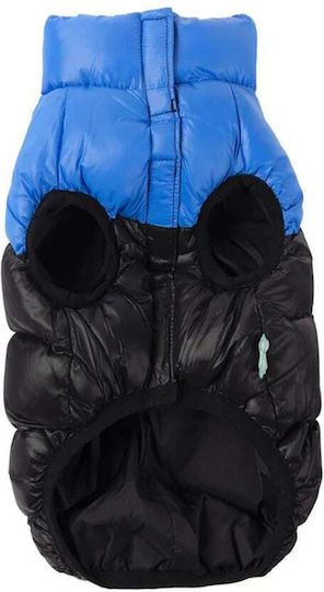 Fuzzyard Harlem Puffer Кучешки палта Водоустойчиво / Ветроустойчиво Син XXSmall с дължина на гръбчето 26 см.
