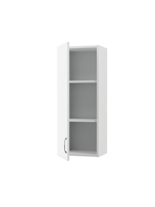 Modest Wall Cabinet White L35xW30xH92cm