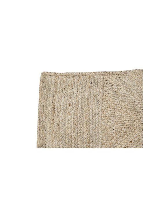 DKD Home Decor Teppich Rechteckig Sommer aus Jute Beige