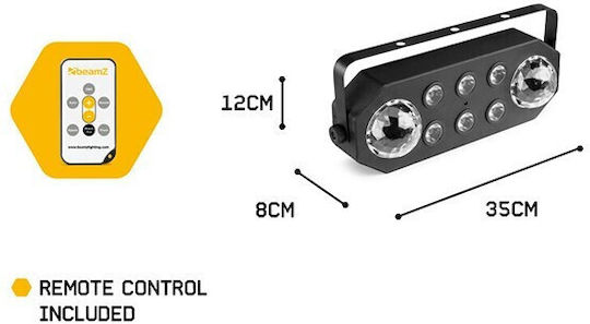 BeamZPro Strobe Light Beam LED Strobemoon 2-in-1 RGBWA / Ροζ