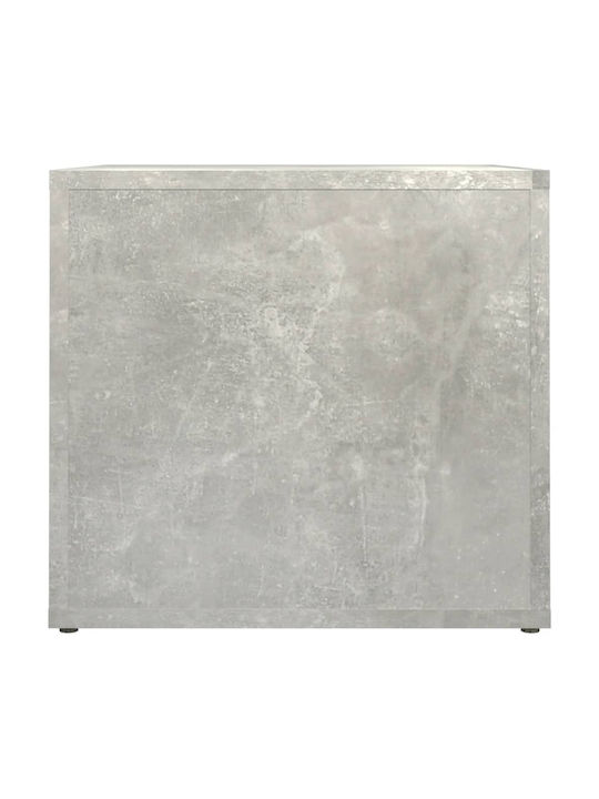 Κομοδίνο Ξύλινο Γκρι Σκυροδέματος 41x40x36cm
