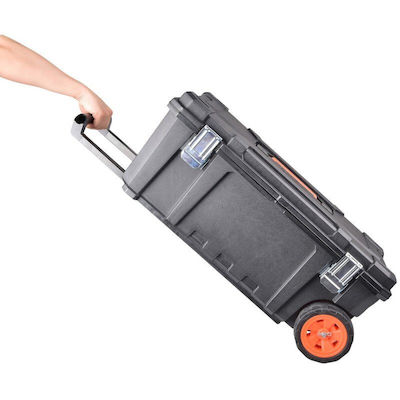 Tactix Τροχήλατο Πλαστικό Μπαούλο Μεταφοράς και Αποθήκευσης Εργαλείων Αδιάβροχη Π71.2xB33.6xΥ30cm 320394