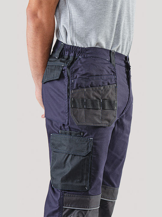 Axon Titanium Work Trousers Blue