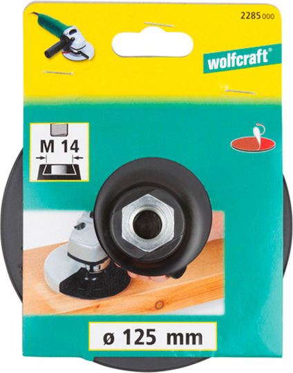 Wolfcraft 2285000 Gummi-Stützteller Winkelschleifer 125