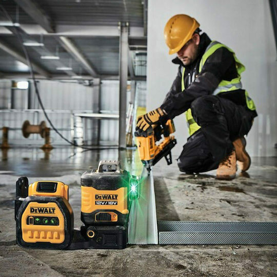 Dewalt Self-leveling Linear Laser Level Green Beam 18V with Working Range 35m