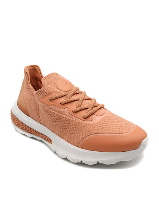 Geox D Spherica Sneakers Πορτοκαλί Geox D Spherica Sneakers Πορτοκαλί