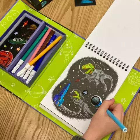Tiger Tribe Malerei Dinosaurier - Astronauten für Kinder 4+ Jahre+ Jahre