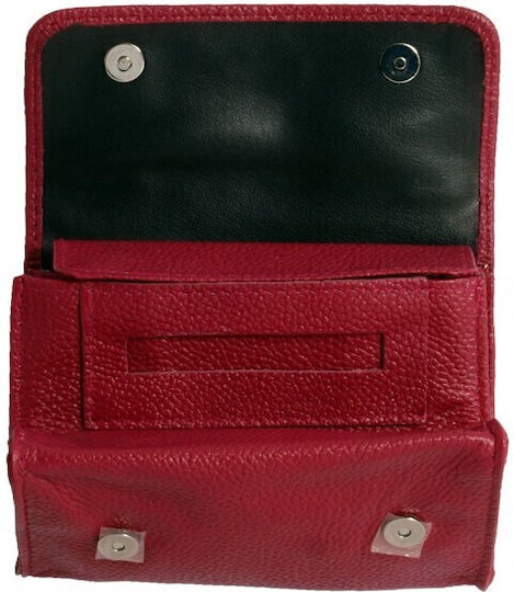 Marvel Lederne Tabaktasche Burgundisch mit magnetischem Verschluss