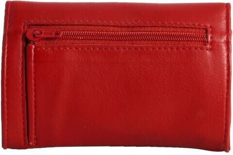 Marvel Beutel Lederne Tabaktasche Rot mit magnetischem Verschluss