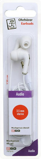 2GO Ακουστικά Ψείρες In Ear 797313 Λευκά