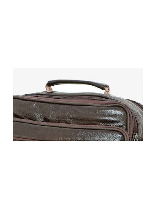 Bartuggi 718-110634 Piele Geantă pentru bărbați Messenger Maro 718-110634-brown