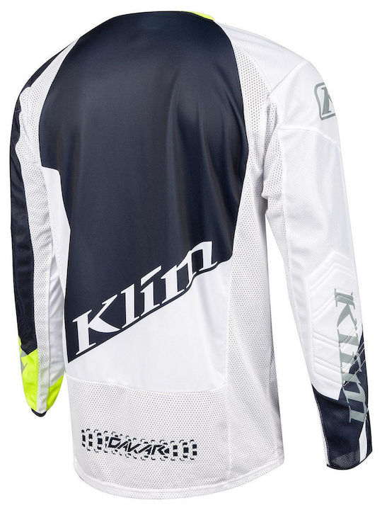 Klim MX Dakar Ανδρική Μπλούζα Motocross Μακρυμάνικη Vivid Blue