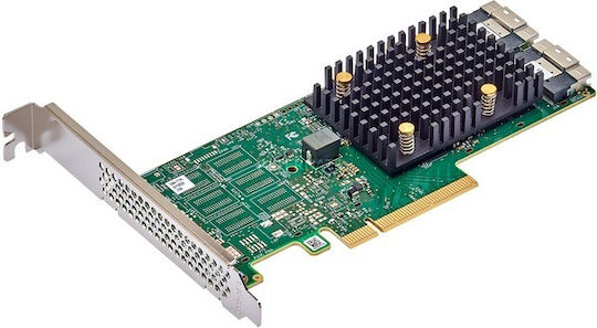 Broadcom Placă PCIe Cu 2 Porturi Mini SAS HBA 9500-16i