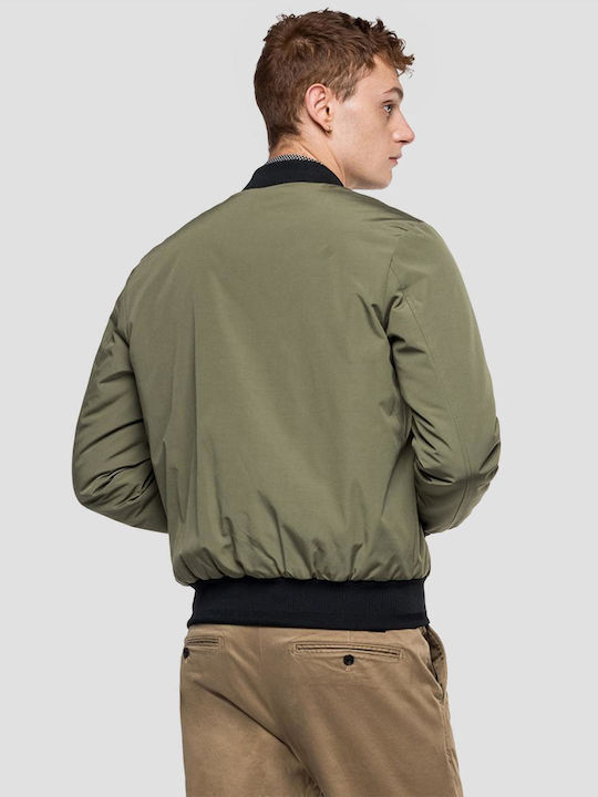 Replay Men's Bomber Jacket Khaki