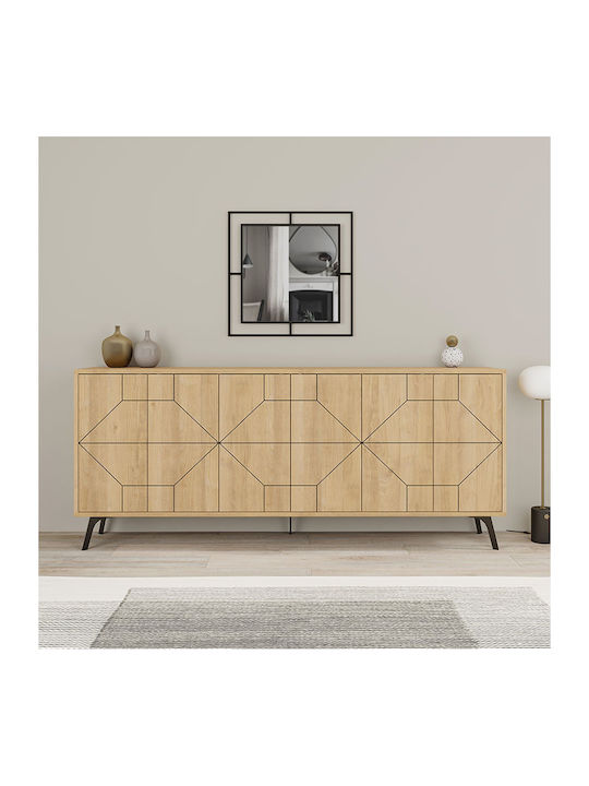 Dune Wooden Buffet Οξιά L184xW35xH77.4cm