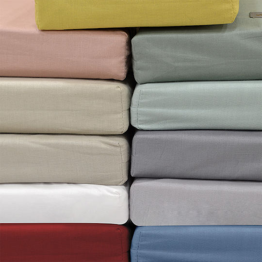 Lino Home Bettlaken Super-Doppel 240x260cm. Moderna Petrol
