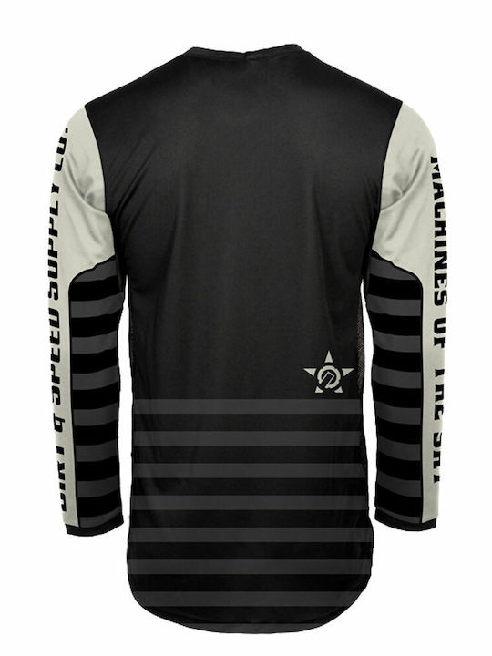 Unit Trial Ανδρική Jersey Motocross Black/Grey