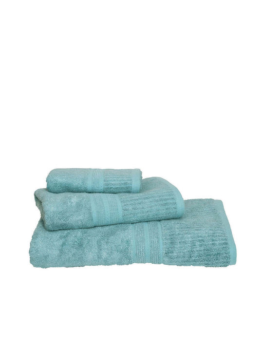 Anna Riska Πετσέτα Χεριών Modal 30x50εκ. 5 Aqua Blue Βάρους 600gr/m²