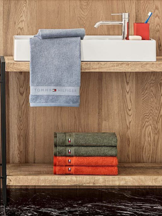 Tommy Hilfiger Hand Towel Legend 40x60cm Khaki Weight 540gr/m²