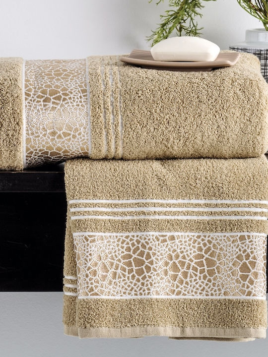 SB Home Πετσέτα Σώματος Paola 70x140εκ. Beige