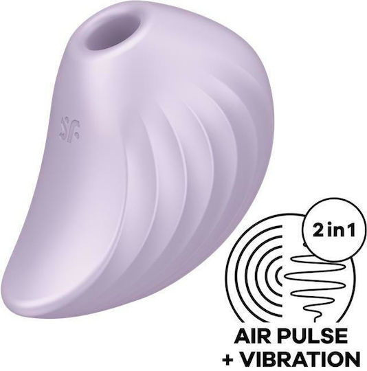 Satisfyer Pearl Diver Αναρροφητής Αιδοίου με Δόνηση Stimulator & Vibrator Violet