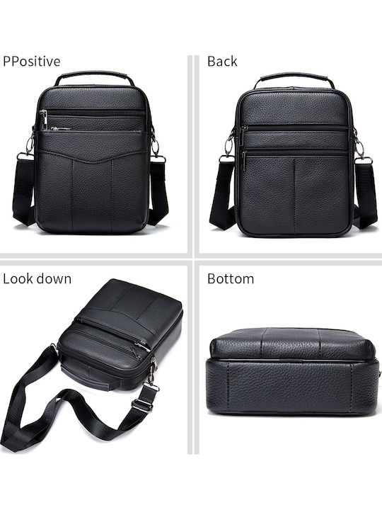 Leather Men's Bag Shoulder / Crossbody Brown
