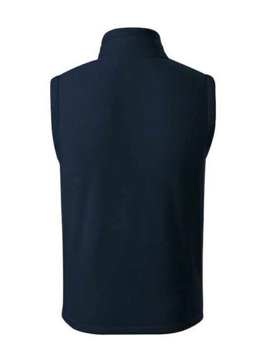 Sleeveless Jacket Navy Blue