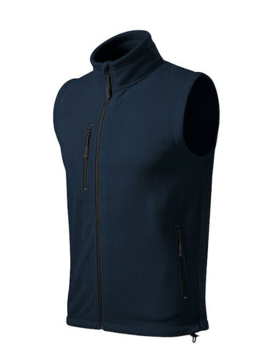 Sleeveless Jacket Navy Blue