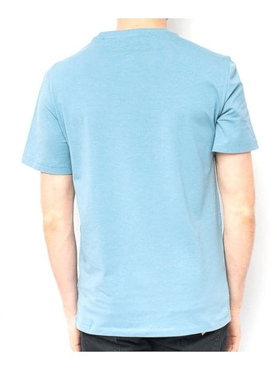 Guess Men's Short Sleeve T-shirt Light Blue