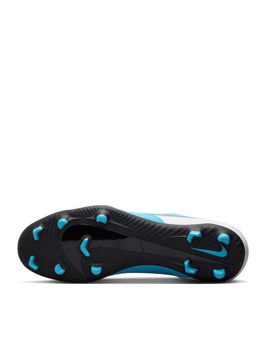 Nike Phantom GX Club Ποδοσφαιρικά Παπούτσια με Τάπες FG/MG Baltic Blue / White / Laser Blue / Pink Blast Nike Phantom GX Club Ποδοσφαιρικά Παπούτσια με Τάπες FG/MG Baltic Blue / White / Laser Blue / Pink Blast
