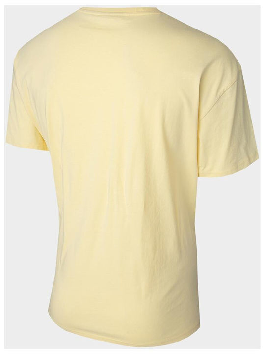 Outhorn Ανδρικό T-shirt Κίτρινο με Στάμπα