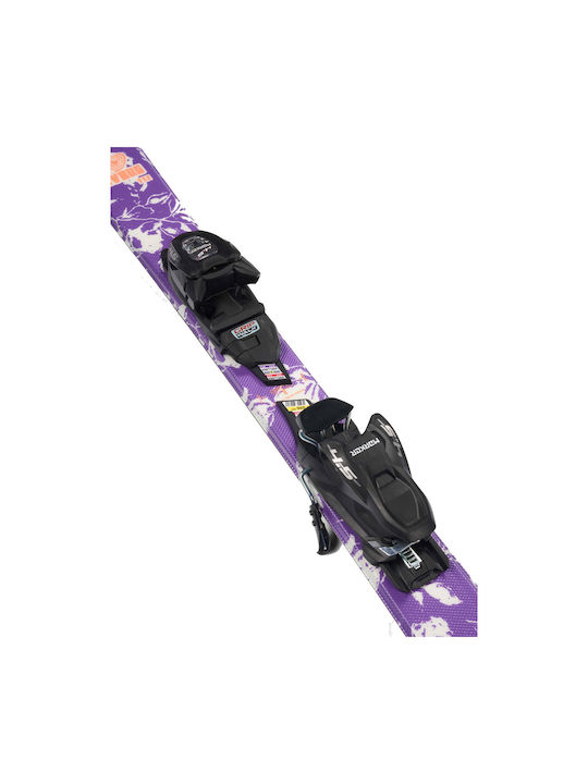 K2 Luv Bug Ski Schuhe in Rosa Farbe mit Bindungen FDT 4.5