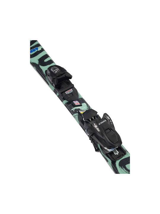 K2 Indy Children's Ski Boots in Green Color with Bindings FDT 7.0